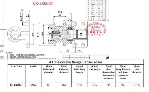 CR-EX60DF chart