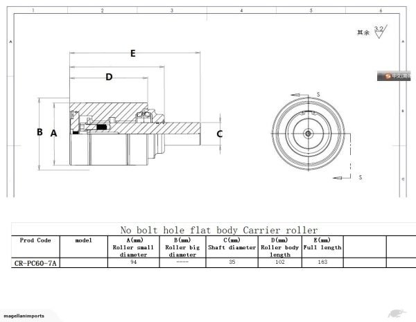CR-PC60-7A chart