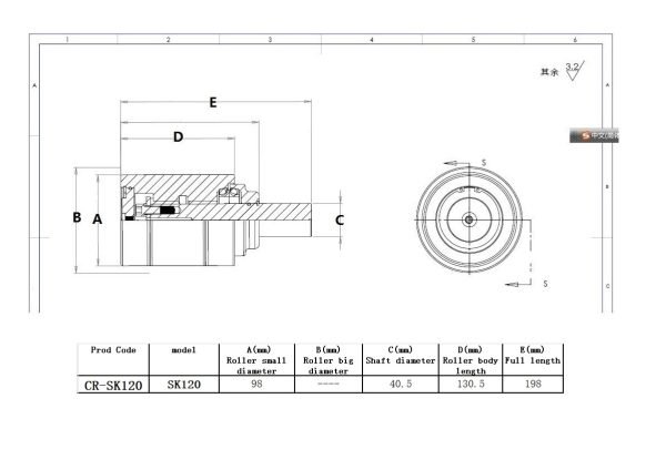 CR-sk120 chart