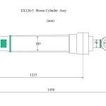 EX120-5 boom cylinder