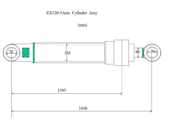 EX120-5arm cyclinder