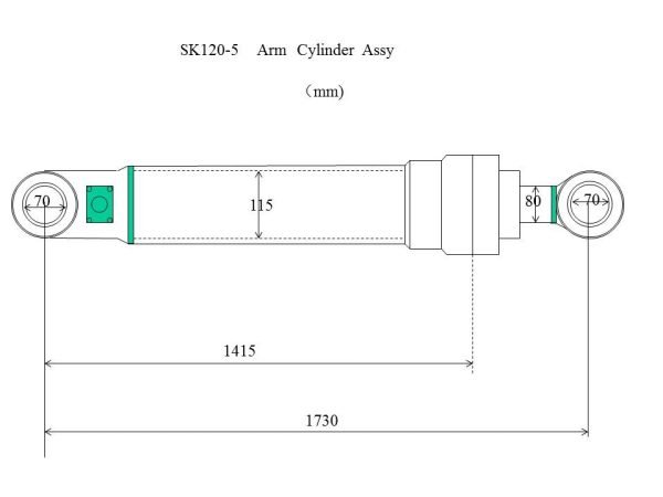 SK120-5arm cylinder