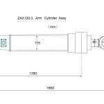 ZAX120-3 arm cylinder