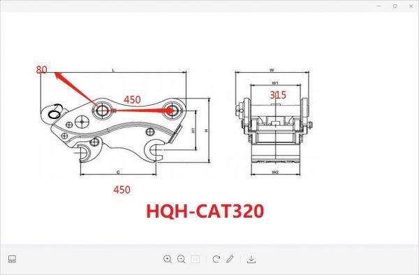 HQH-CAT320 chart