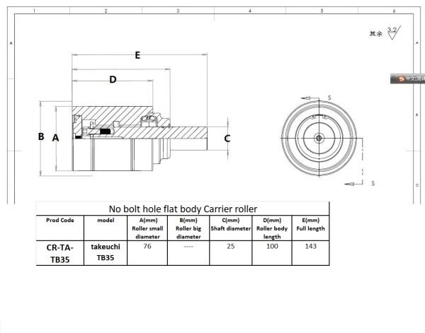 CR-TA-TB35 chart