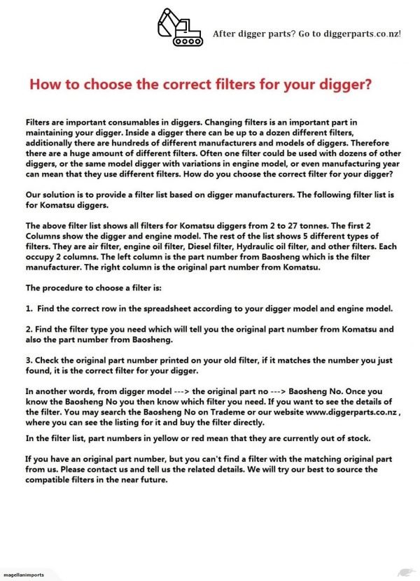 how to choose the correct filters