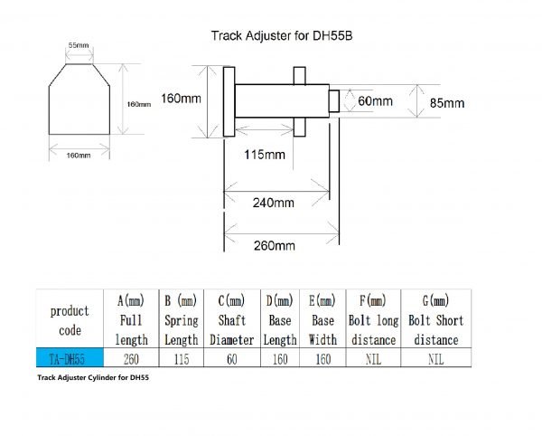 TA-DH55 cyinder plan