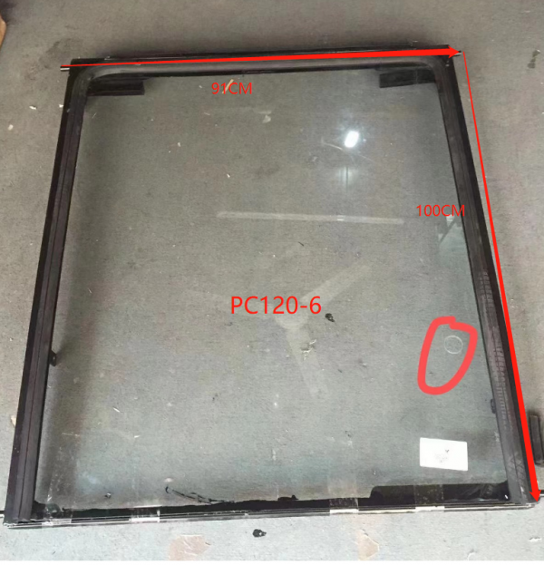PC-120-6 window with frame